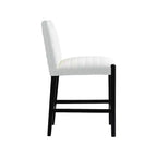 Sgabello da bancone in velluto nero con base in metallo dorato