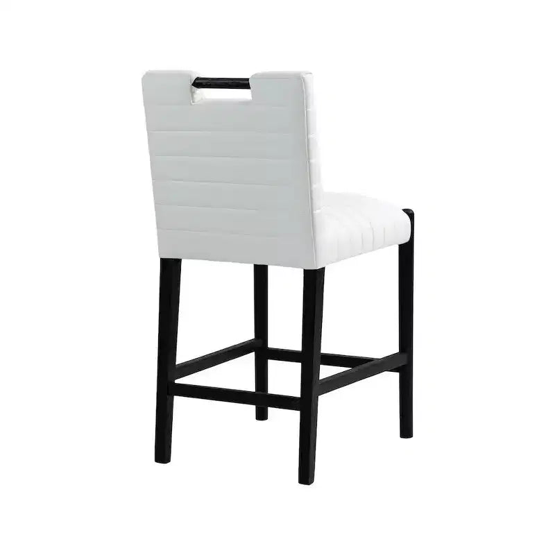 Sgabello da bancone in velluto nero con base in metallo dorato
