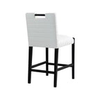 Sgabello da bancone in velluto nero con base in metallo dorato