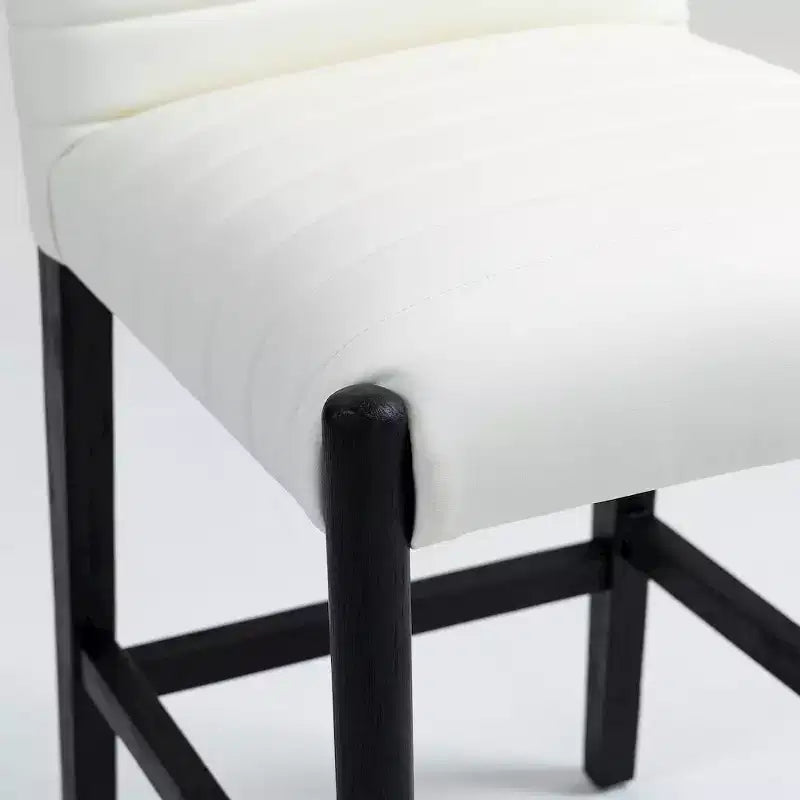 Sgabello da bancone in velluto nero con base in metallo dorato