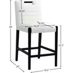 Sgabello da bancone in velluto nero con base in metallo dorato