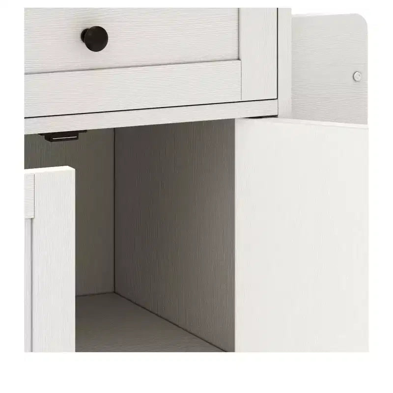 Carrello da Cucina con Isola, Ribaltina, Ripiano Regolabile, Porta Spezie e Due Sedie per Cucina e Sala da Pranzo