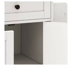 Carrello da Cucina con Isola, Ribaltina, Ripiano Regolabile, Porta Spezie e Due Sedie per Cucina e Sala da Pranzo