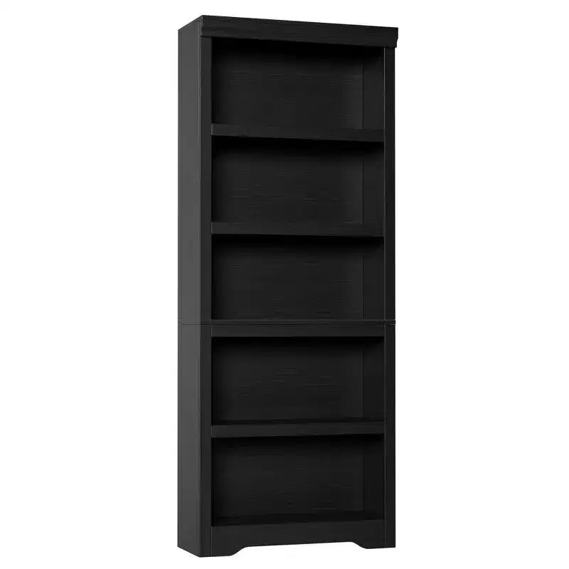 Libreria a 2/3/5/6 livelli, Scaffale in stile rustico, larga 60 cm/80 cm con ripiani regolabili, Scaffale espositivo aperto con design antiscivolo per l'ufficio di casa