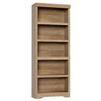 Libreria a 2/3/5/6 livelli, Scaffale in stile rustico, larga 60 cm/80 cm con ripiani regolabili, Scaffale espositivo aperto con design antiscivolo per l'ufficio di casa