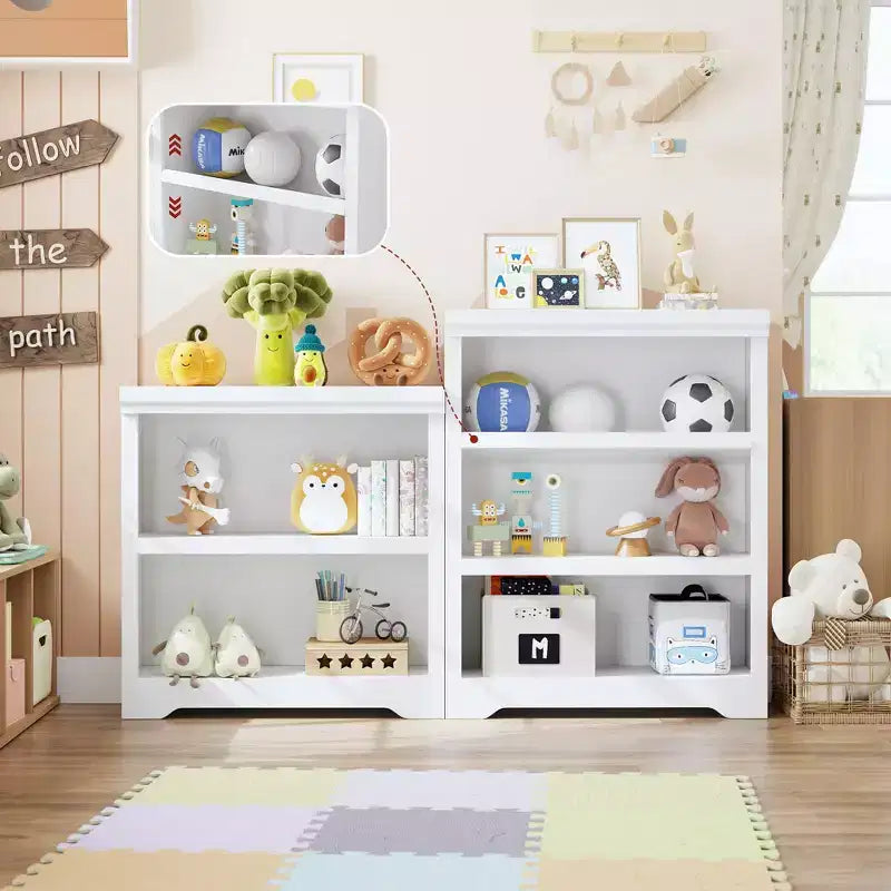Libreria a 2/3/5/6 livelli, Scaffale in stile rustico, larga 60 cm/80 cm con ripiani regolabili, Scaffale espositivo aperto con design antiscivolo per l'ufficio di casa