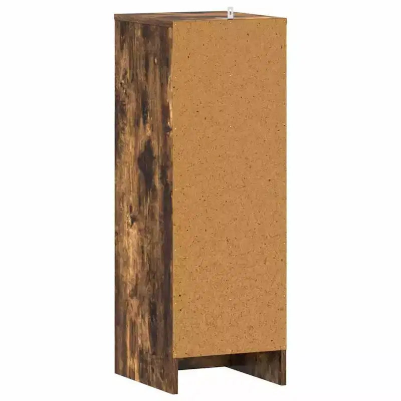 Scarpiera in legno multistrato rovere affumicato, media