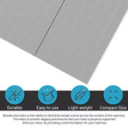 Bunkie Board/Doghe Verticali in Legno ad Alto Spessore di 1,9 cm con Rivestimento per Sostegno Materasso