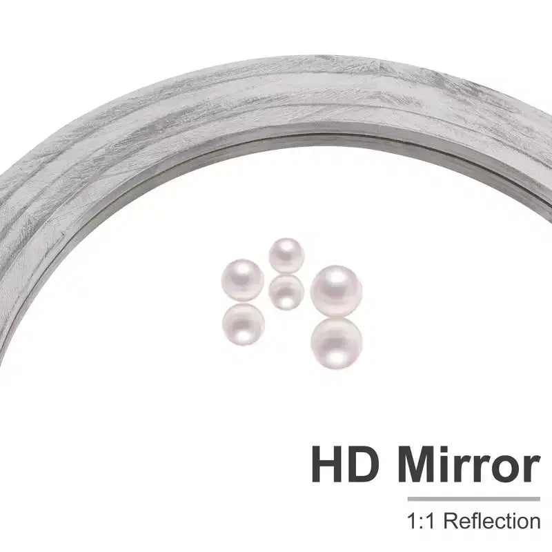 Specchio a figura intera Dovelina con struttura in legno massello ad arco e design per scala