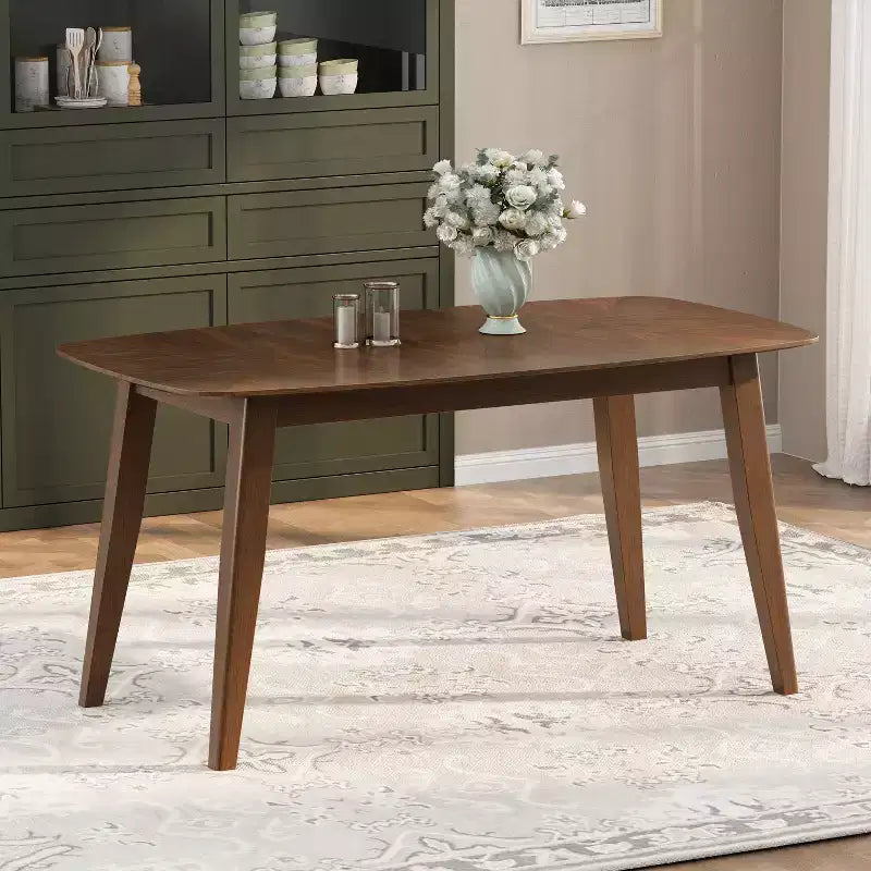 Christopher Knight Home Tavolo da pranzo Darien Mid-Century in legno di gomma, Noce